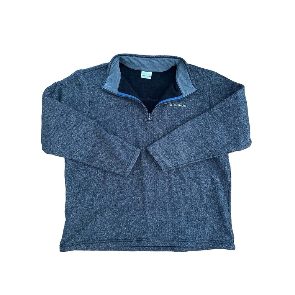Columbia Great Hart Mountain III Half Zip Men’s Size Large XL Charcoal Pullover